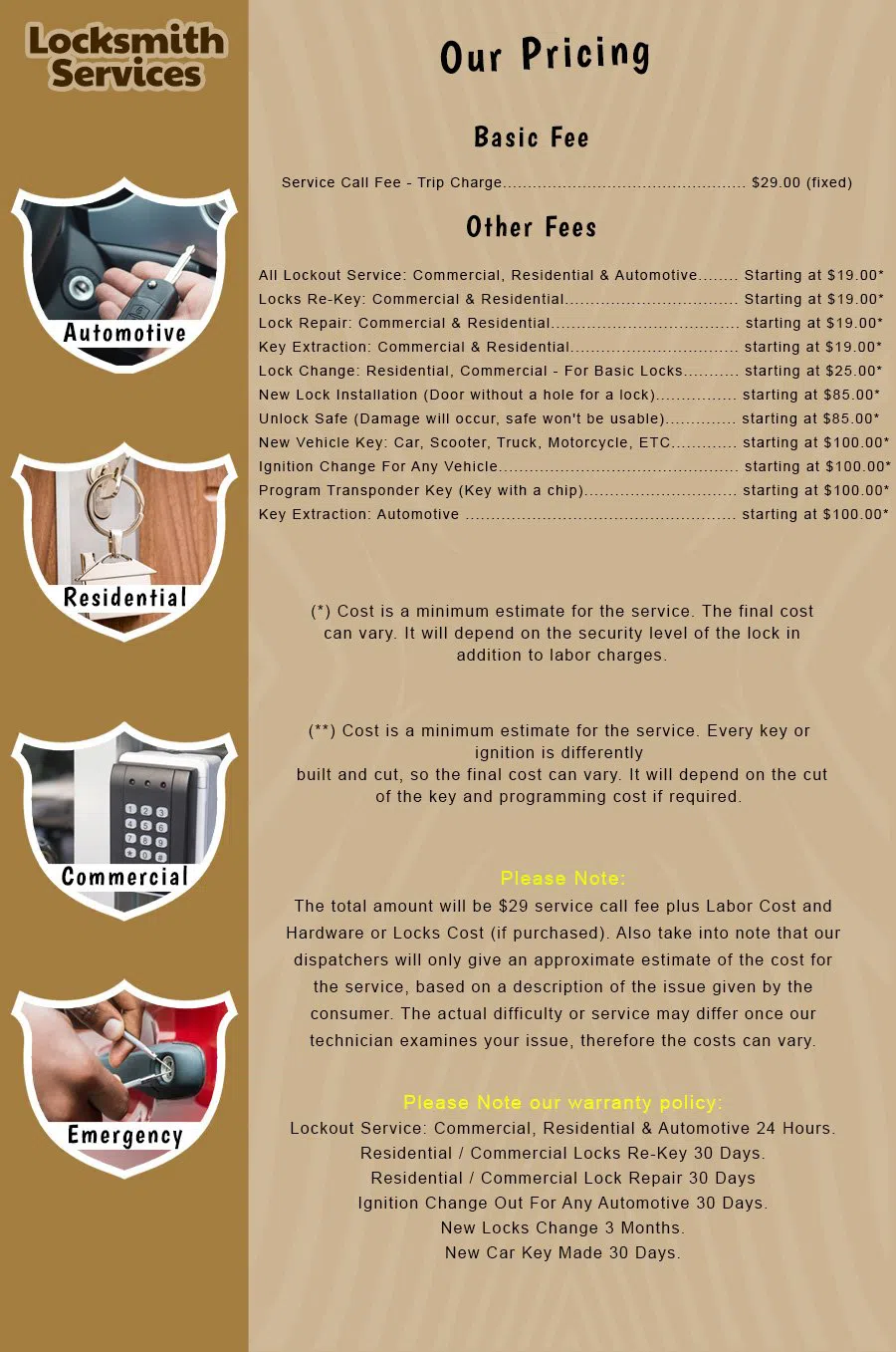 South Pasadena FL Lock Key Store South Pasadena, FL 727-475-5873